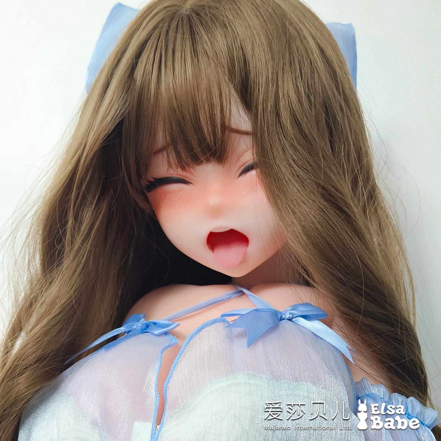 ElsaBabe 70cm Torso Anime Doll Platinum Silicone Love Doll Adult Toy With Metal Skeleton, Yukimura Kana