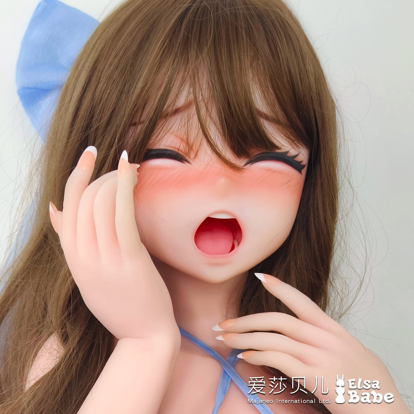 ElsaBabe 70cm Torso Anime Doll Platinum Silicone Love Doll Adult Toy With Metal Skeleton, Yukimura Kana