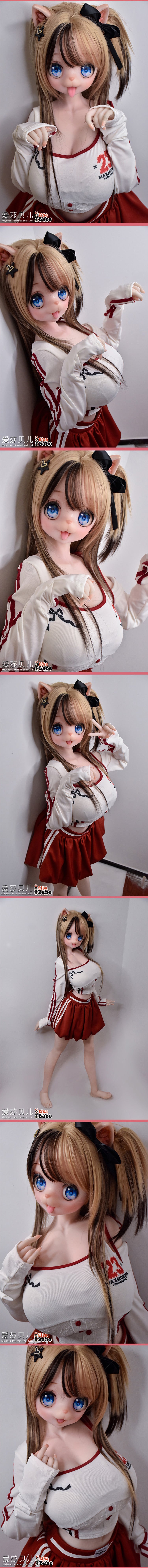 ElsaBabe 148cm Anime Doll Platinum Silicone Love Doll Adult Toy With Metal Skeleton, Nekoha Aya