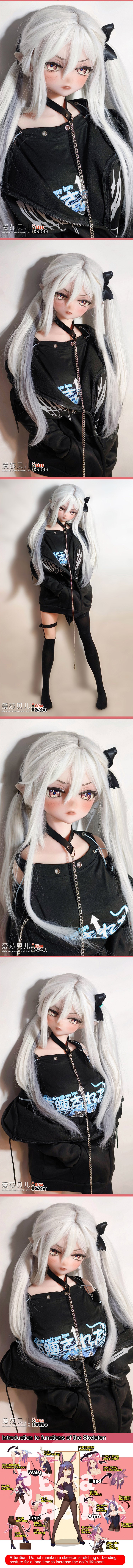 ElsaBabe 148cm Anime Doll Platinum Silicone Love Doll Adult Toy With Metal Skeleton, Nakae Touko