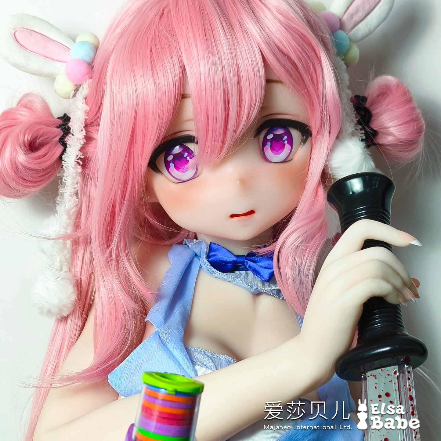 ElsaBabe 140cm Anime Doll Platinum Silicone Love Doll Adult Toy With Metal Skeleton, Seino Lemon