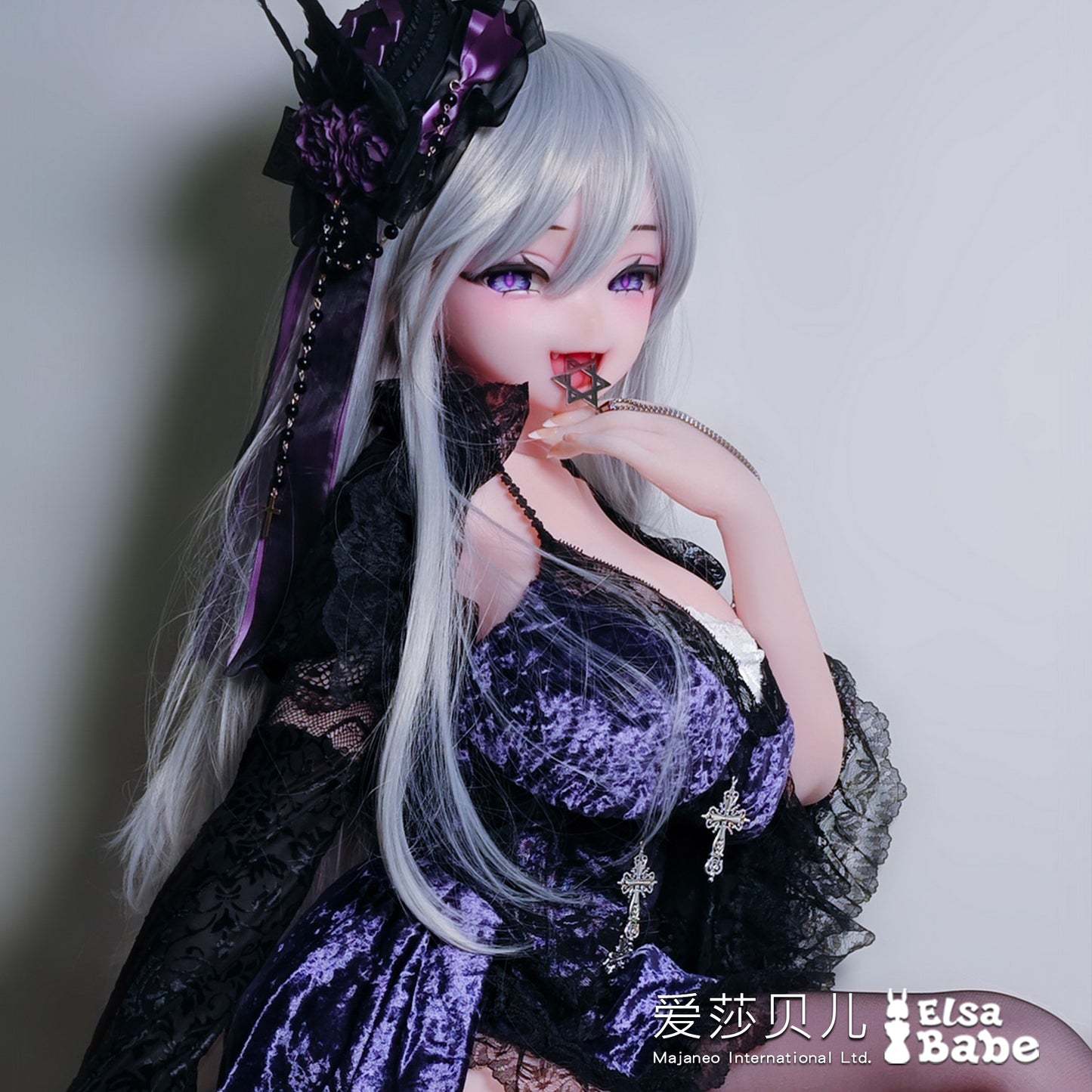 ElsaBabe 150cm Anime Doll Platinum Silicone Love Doll Adult Toy With Metal Skeleton, Chono Miyu