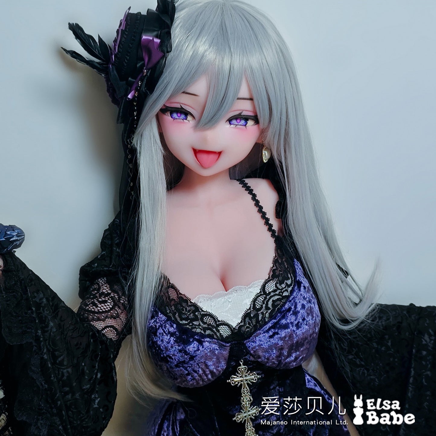 ElsaBabe 150cm Anime Doll Platinum Silicone Love Doll Adult Toy With Metal Skeleton, Chono Miyu