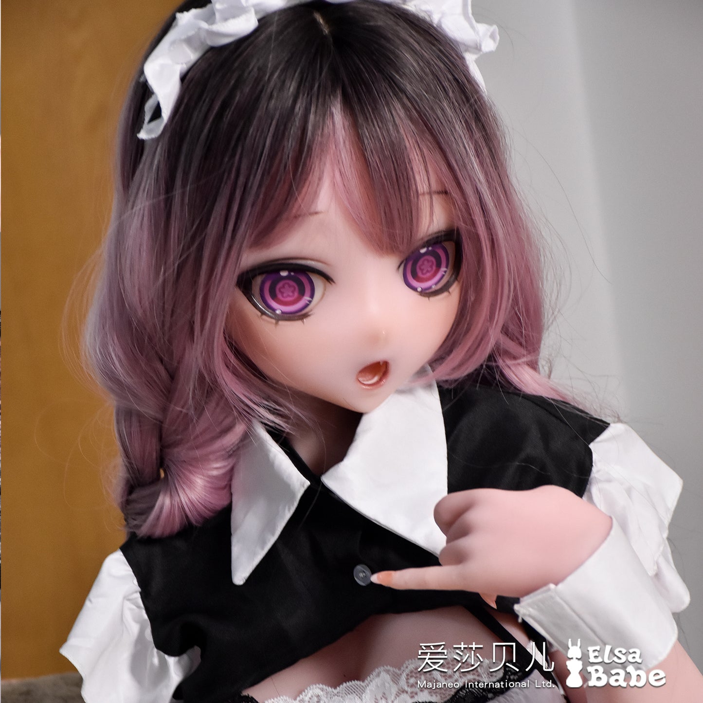 ElsaBabe 148cm Anime Doll Platinum Silicone Love Doll Adult Toy With Metal Skeleton, Hanamori Kaori