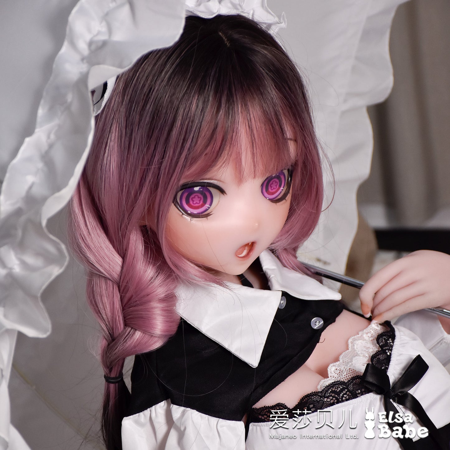 ElsaBabe 148cm Anime Doll Platinum Silicone Love Doll Adult Toy With Metal Skeleton, Hanamori Kaori