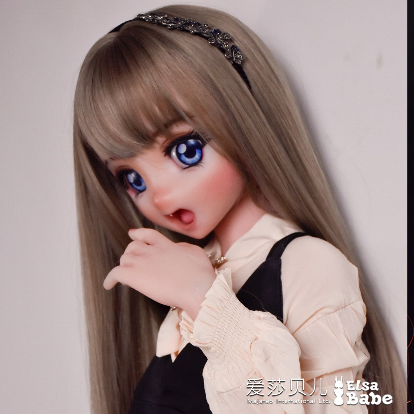 ElsaBabe 102cm Anime Doll Platinum Silicone Love Doll Adult Toy With Metal Skeleton, Koizumi Nene