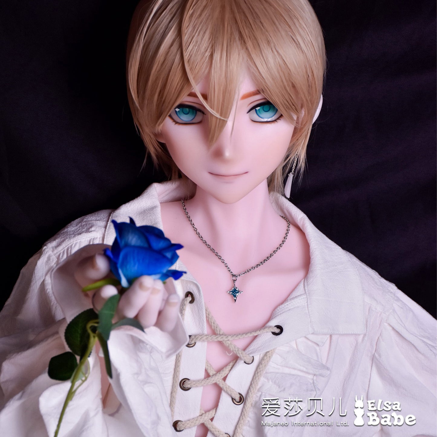 ElsaBabe 153cm Anime Doll Platinum Silicone Male Doll Love Doll Adult Toy With Metal Skeleton, Kanda Osamu