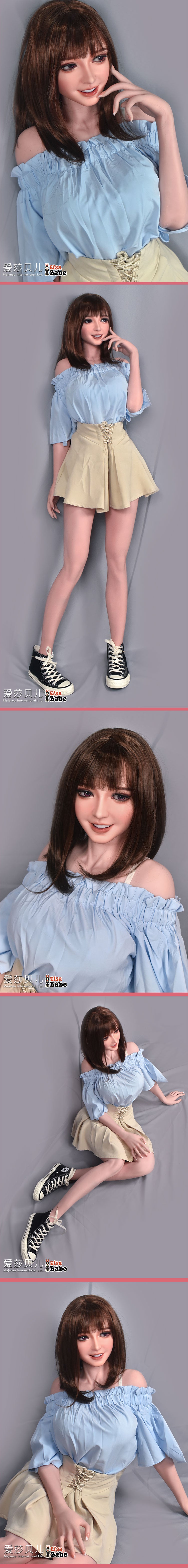 ElsaBabe 150cm ACG Doll Platinum Silicone Love Doll Adult Toy With Metal Skeleton, Aragaki Nagasawa