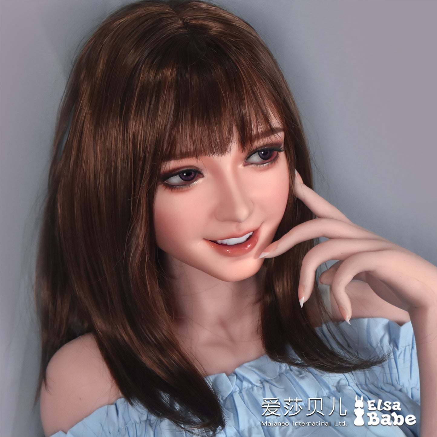 ElsaBabe 125cm ACG Doll Platinum Silicone Love Doll Adult Toy With Metal Skeleton, Aragaki Nagasawa