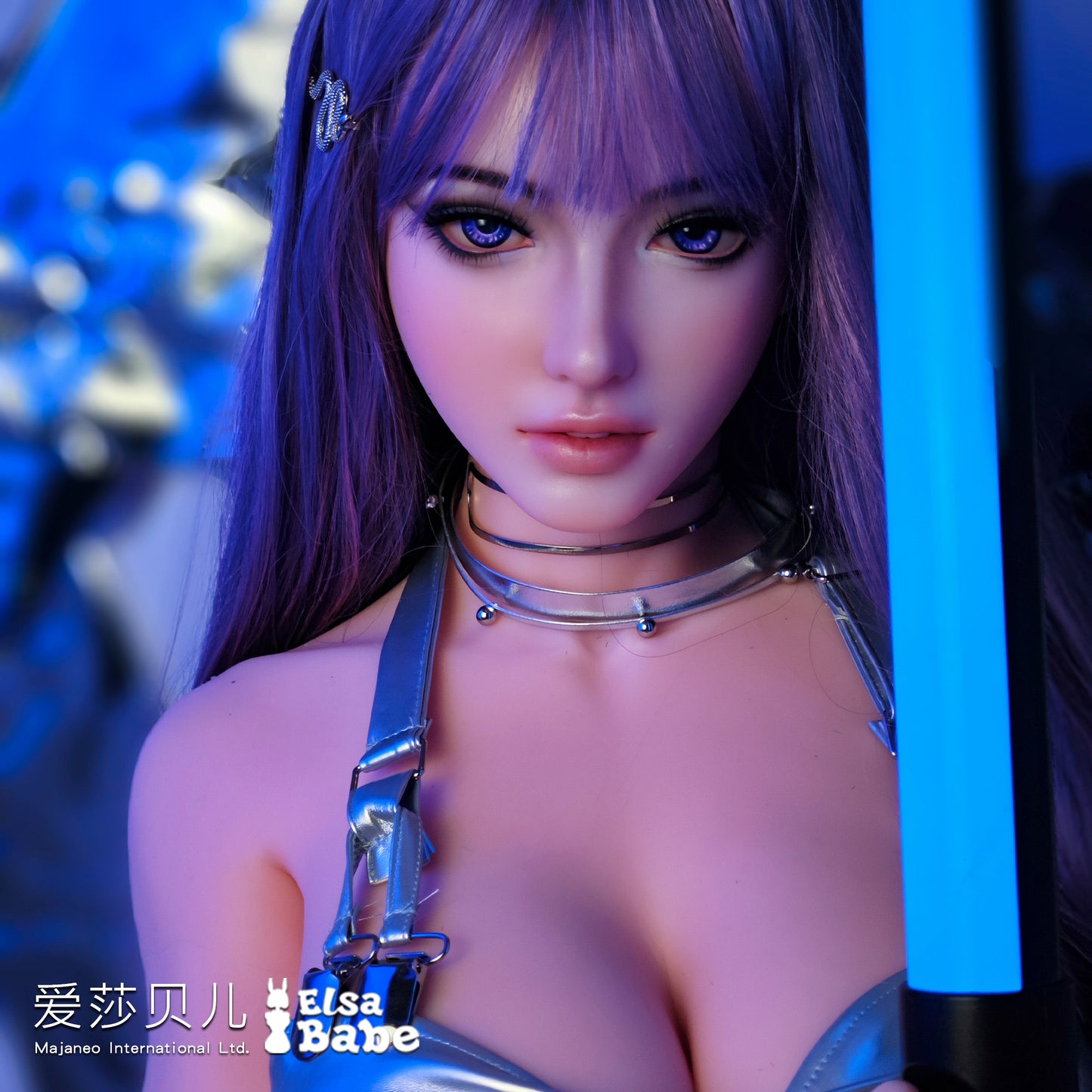 ElsaBabe 70cm Torso ACG Doll Platinum Silicone Love Doll Adult Toy With Metal Skeleton, Sakai Yuriko