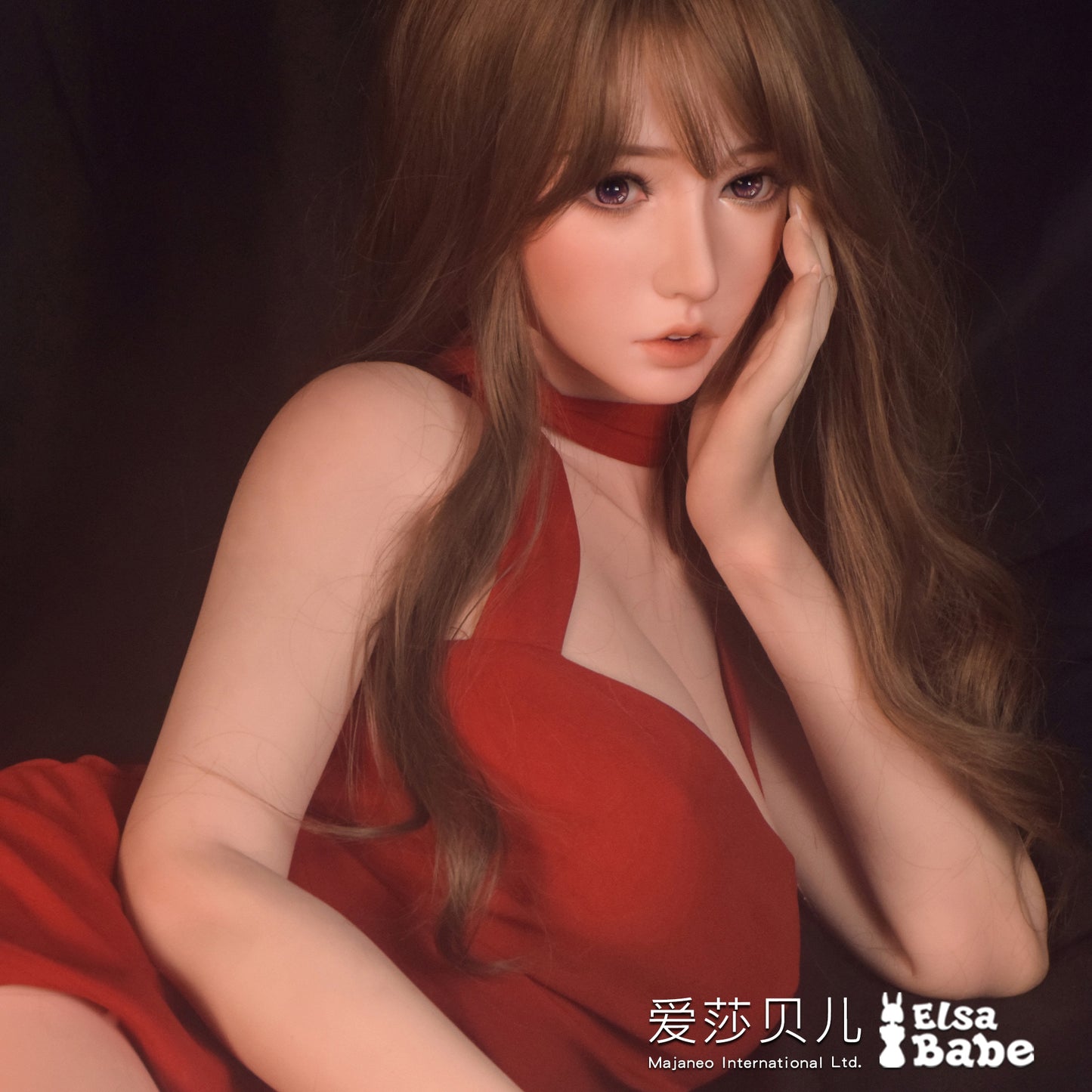 ElsaBabe 83cm Torso ACG Doll Platinum Silicone Love Doll Adult Toy With Metal Skeleton, Fukada Ryoko