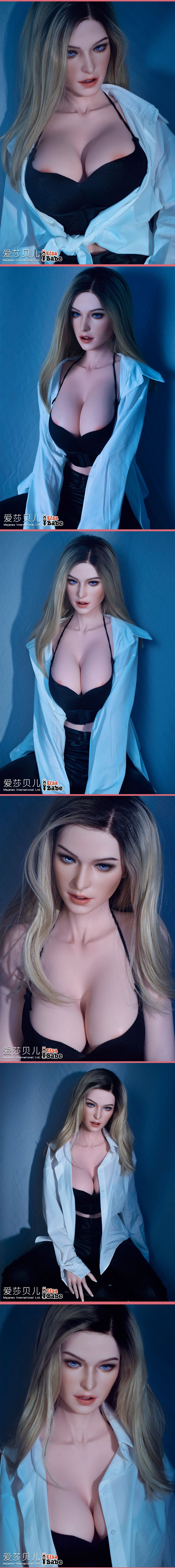 ElsaBabe 148 cm Anime-Puppe Platin-Silikon-Sexpuppe Erotisches Spielzeug mit Metallskelett, Furukawa Natsuki