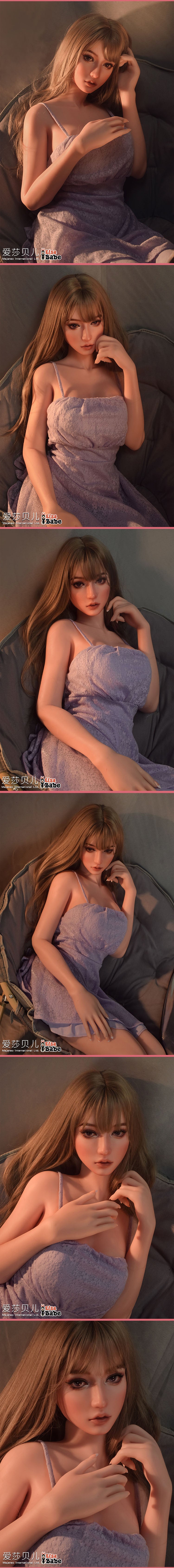 ElsaBabe 165cm Realistic ACG Doll Platinum Silicone Love Doll Adult Toy With Metal Skeleton, Sasaki Azusa