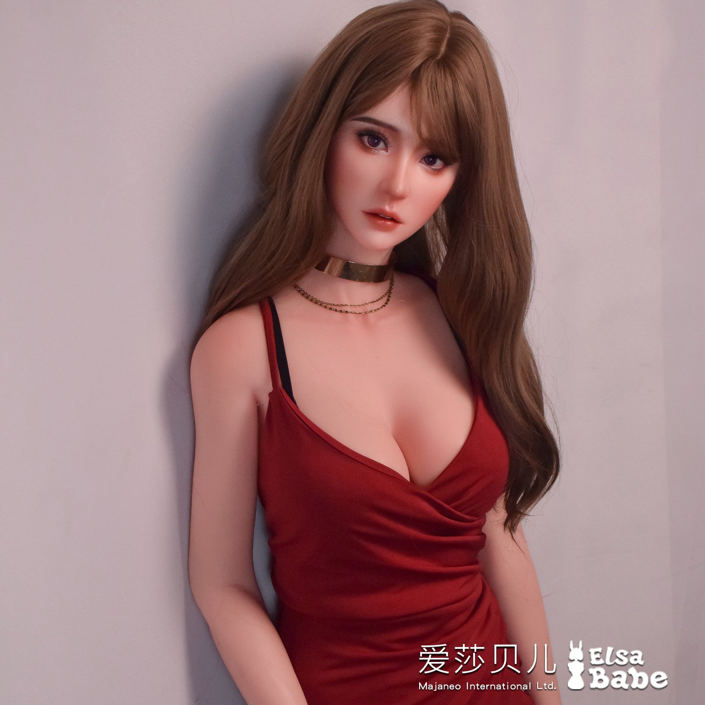 ElsaBabe 83cm Torso ACG Doll Platinum Silicone Love Doll Adult Toy With Metal Skeleton, Eguchi Masami