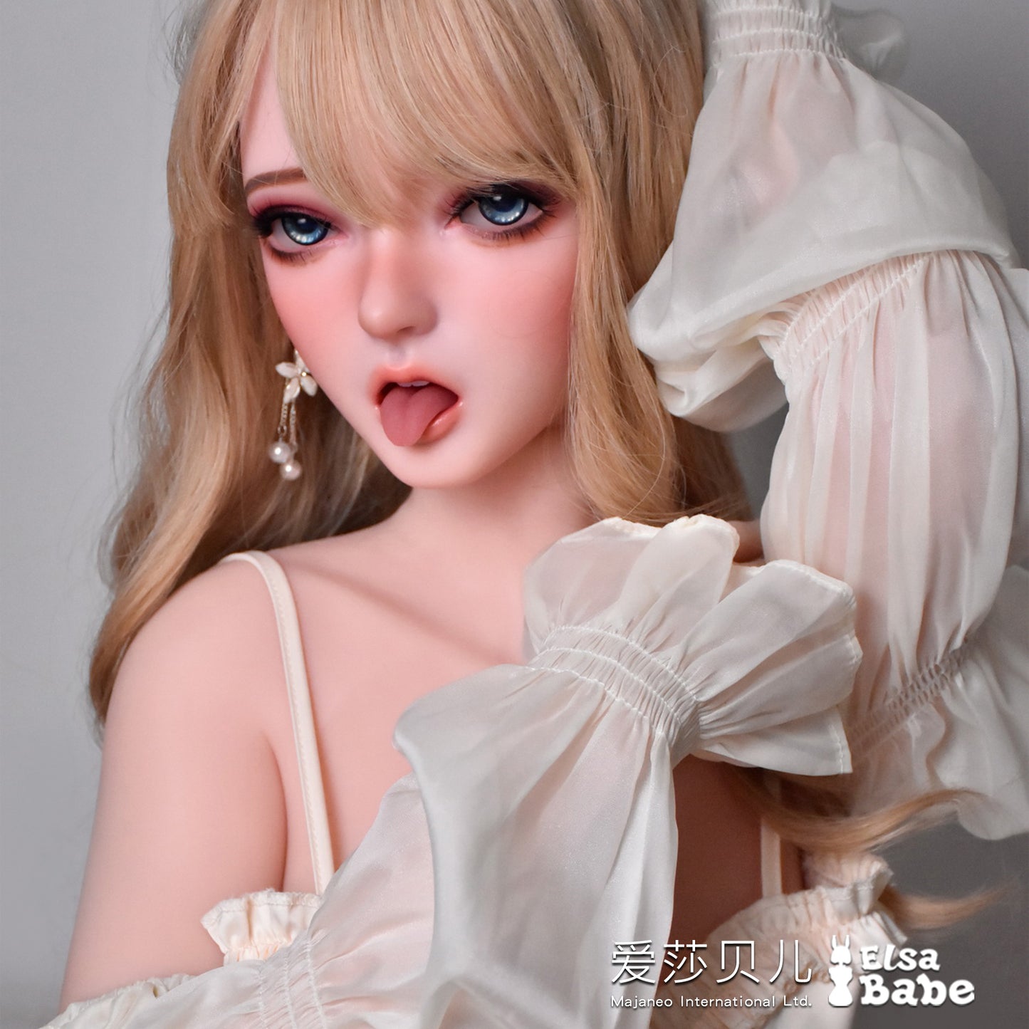 ElsaBabe 83cm Torso ACG Doll Platinum Silicone Love Doll Adult Toy With Metal Skeleton, Hoshino Kanami