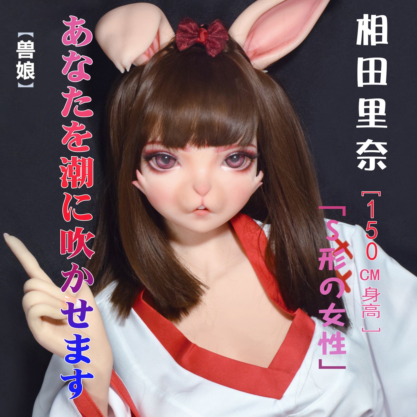 ElsaBabe ACG Doll Head Platinum Silicone Love Doll Heads Only, Aida Rina