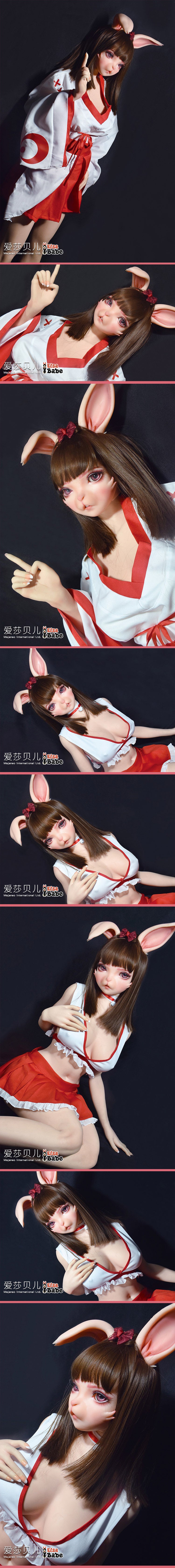 ElsaBabe 150cm Animorphic Doll Platinum Silicone Love Doll Adult Toy With Metal Skeleton, Aida Rina