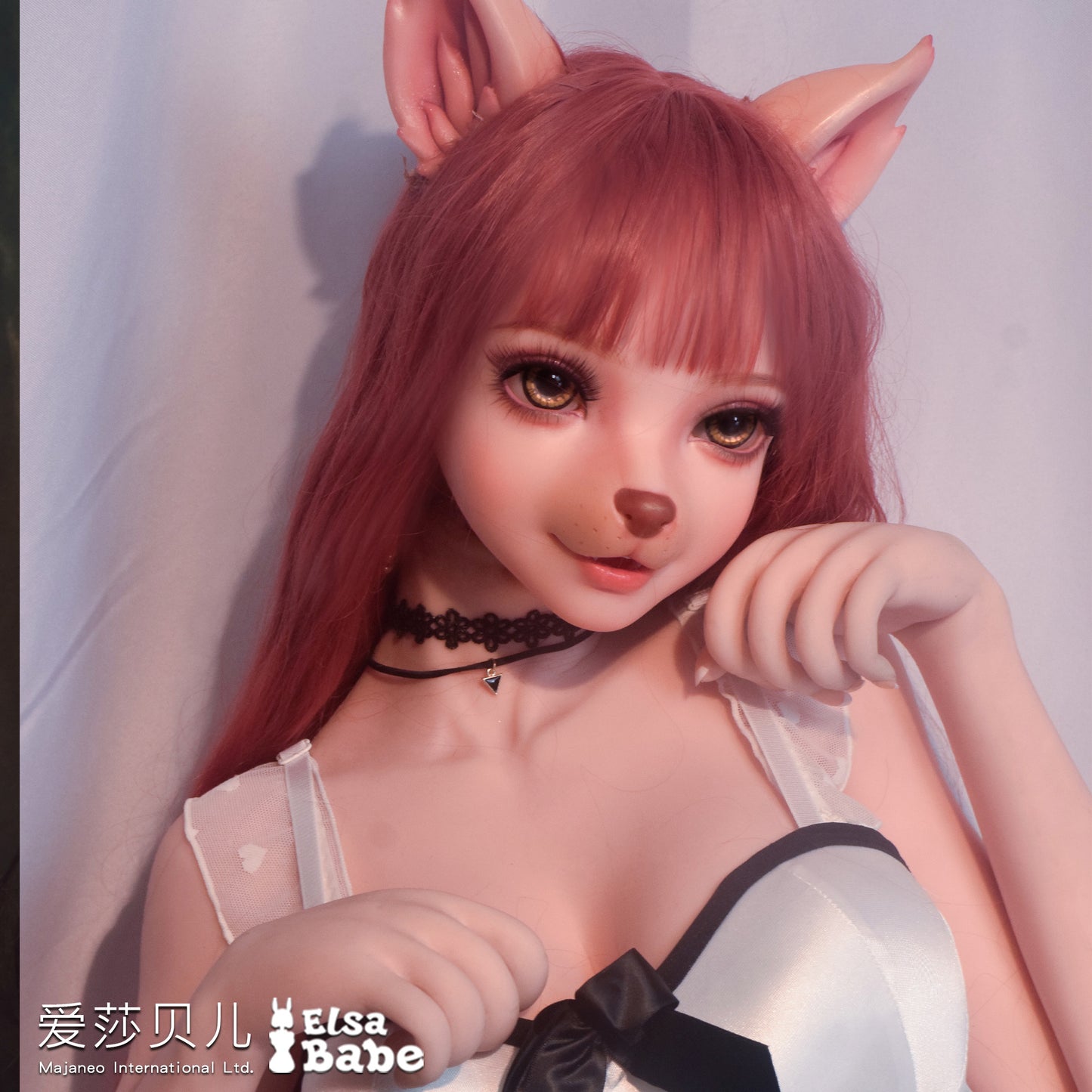 ElsaBabe 125cm Animorphic Doll Platinum Silicone Love Doll Adult Toy With Metal Skeleton, Inujima Haruko