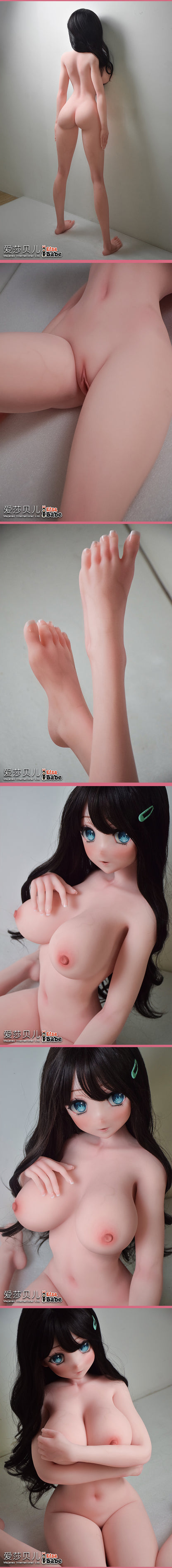 ElsaBabe 148 cm Anime-Puppe Platin-Silikon-Sexpuppe Erotisches Spielzeug mit Metallskelett, Furukawa Natsuki