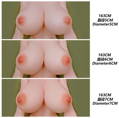 ElsaBabe 148 cm Anime-Puppe Platin-Silikon-Sexpuppe Erotisches Spielzeug mit Metallskelett, Furukawa Natsuki