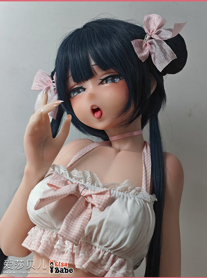 ElsaBabe 148 cm Anime-Puppe Platin-Silikon-Sexpuppe Erotisches Spielzeug mit Metallskelett, Furukawa Natsuki