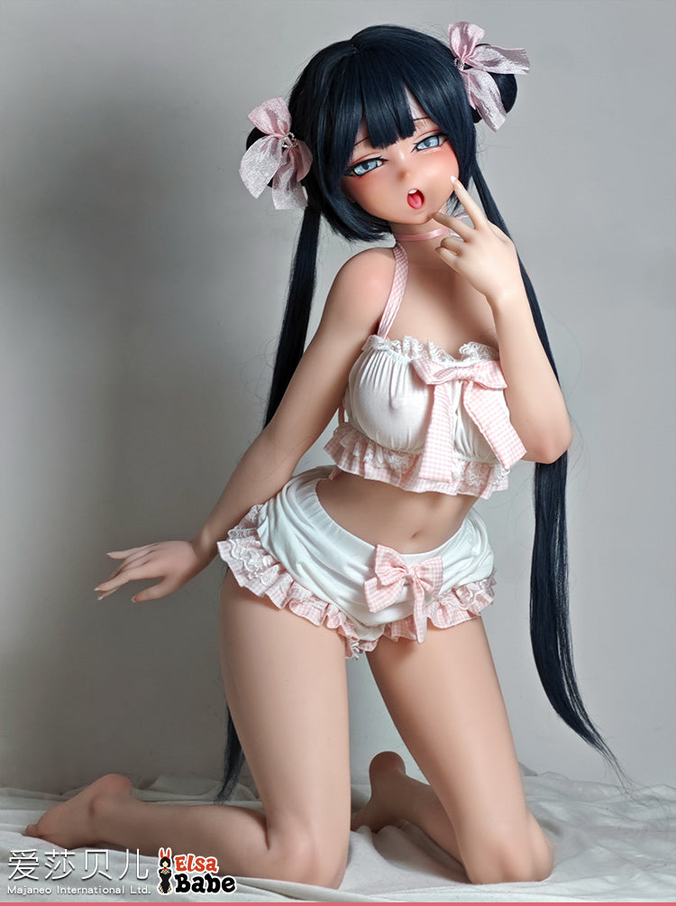 ElsaBabe 148 cm Anime-Puppe Platin-Silikon-Sexpuppe Erotisches Spielzeug mit Metallskelett, Furukawa Natsuki