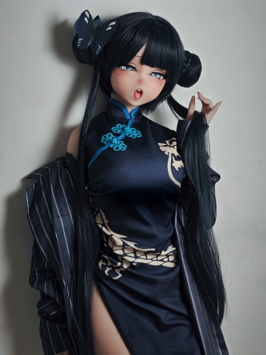 ElsaBabe 148 cm Anime-Puppe Platin-Silikon-Sexpuppe Erotisches Spielzeug mit Metallskelett, Furukawa Natsuki