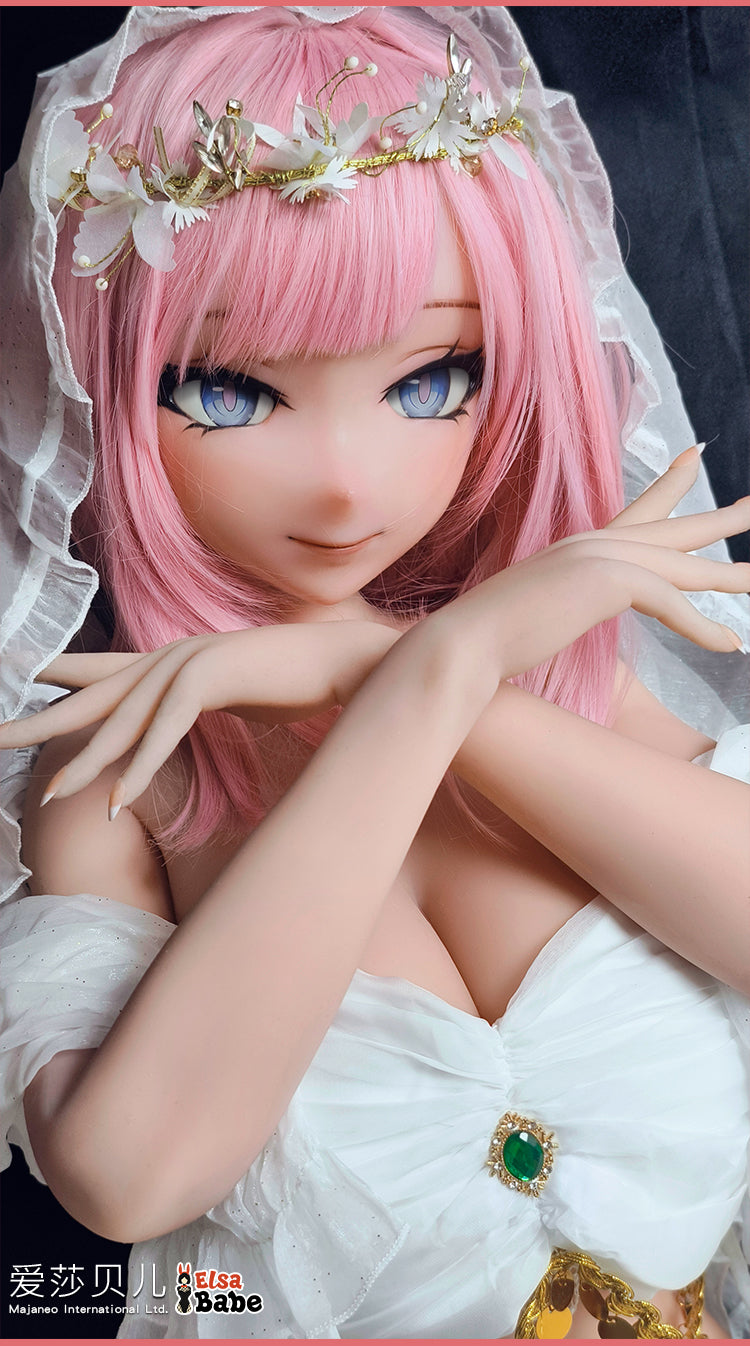 ElsaBabe 148 cm Anime-Puppe Platin-Silikon-Sexpuppe Erotisches Spielzeug mit Metallskelett, Furukawa Natsuki