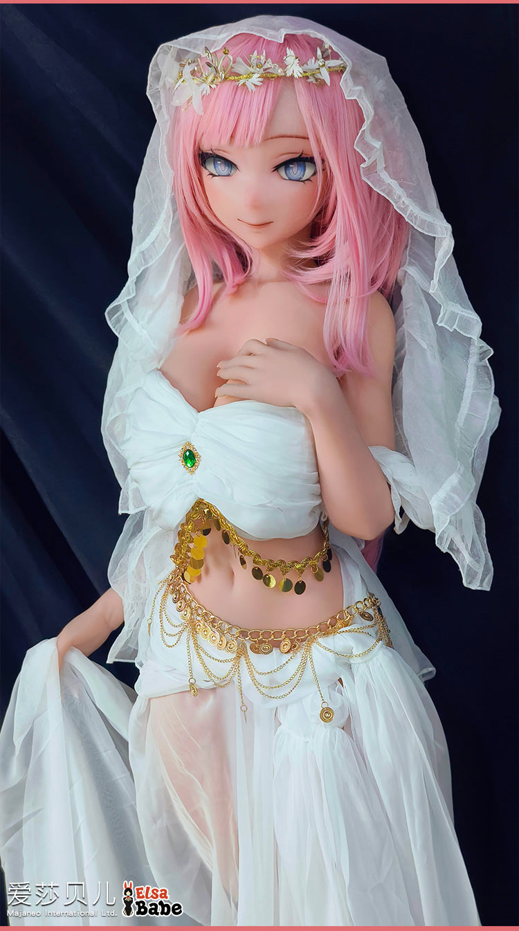 ElsaBabe 148 cm Anime-Puppe Platin-Silikon-Sexpuppe Erotisches Spielzeug mit Metallskelett, Furukawa Natsuki