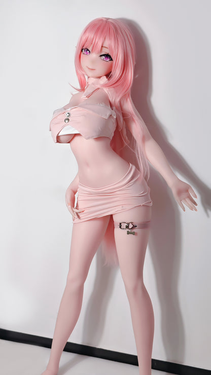 ElsaBabe 148 cm Anime-Puppe Platin-Silikon-Sexpuppe Erotisches Spielzeug mit Metallskelett, Furukawa Natsuki