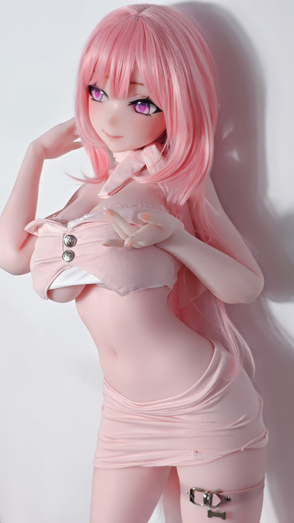ElsaBabe 148 cm Anime-Puppe Platin-Silikon-Sexpuppe Erotisches Spielzeug mit Metallskelett, Furukawa Natsuki