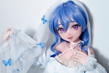 ElsaBabe 148 cm Anime-Puppe Platin-Silikon-Sexpuppe Erotisches Spielzeug mit Metallskelett, Furukawa Natsuki