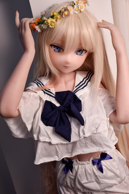 ElsaBabe 148 cm Anime-Puppe Platin-Silikon-Sexpuppe Erotisches Spielzeug mit Metallskelett, Furukawa Natsuki