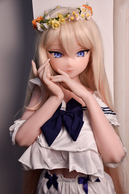 ElsaBabe 148 cm Anime-Puppe Platin-Silikon-Sexpuppe Erotisches Spielzeug mit Metallskelett, Furukawa Natsuki