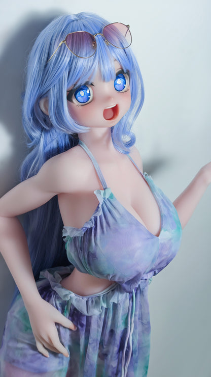ElsaBabe 148 cm Anime-Puppe Platin-Silikon-Sexpuppe Erotisches Spielzeug mit Metallskelett, Furukawa Natsuki