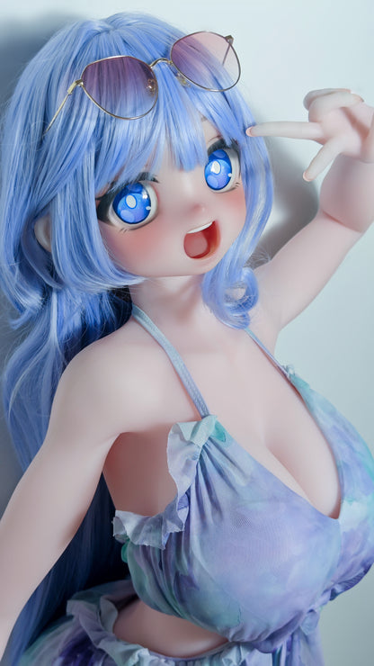 ElsaBabe 148 cm Anime-Puppe Platin-Silikon-Sexpuppe Erotisches Spielzeug mit Metallskelett, Furukawa Natsuki