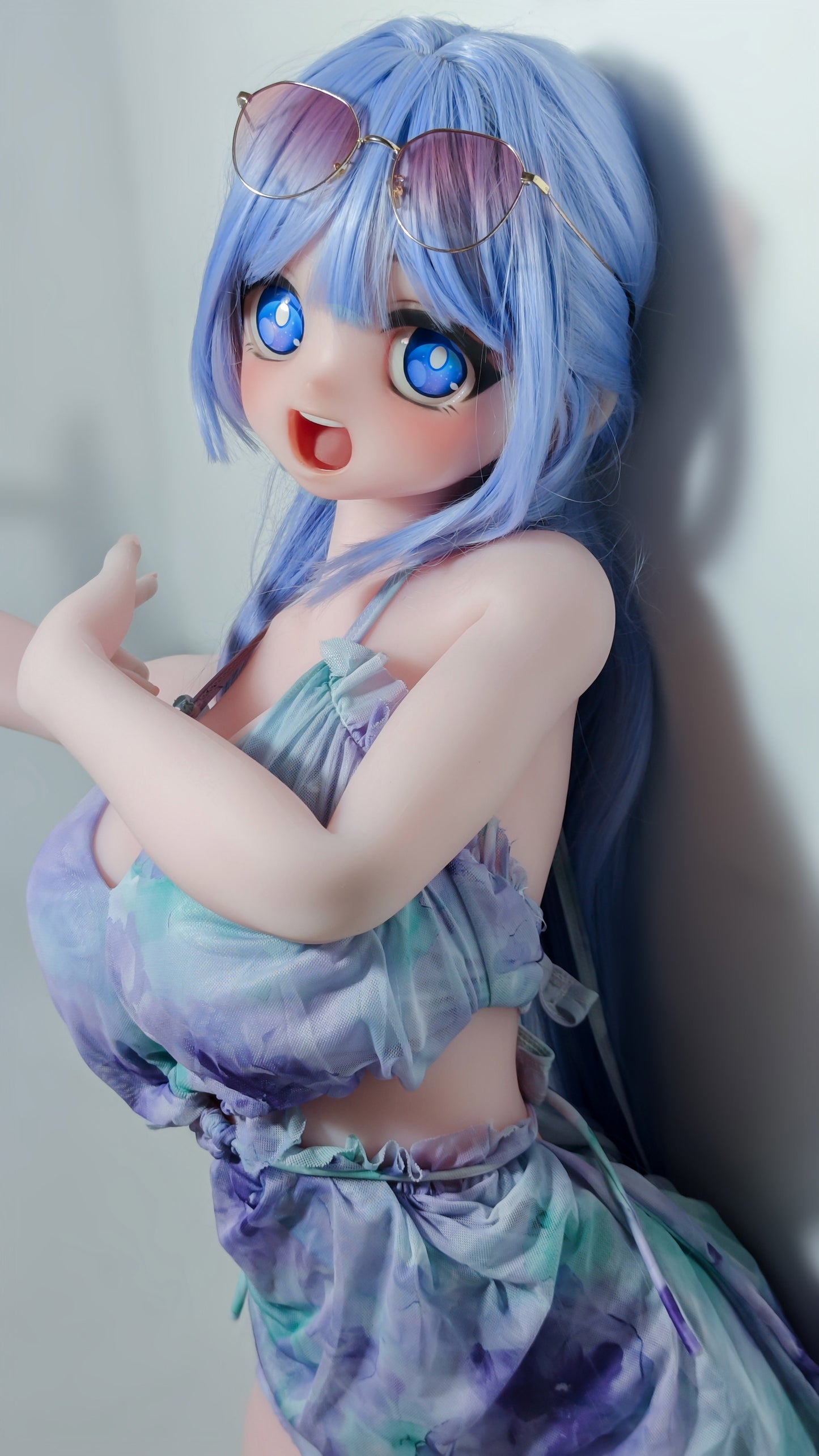 ElsaBabe 148 cm Anime-Puppe Platin-Silikon-Sexpuppe Erotisches Spielzeug mit Metallskelett, Furukawa Natsuki