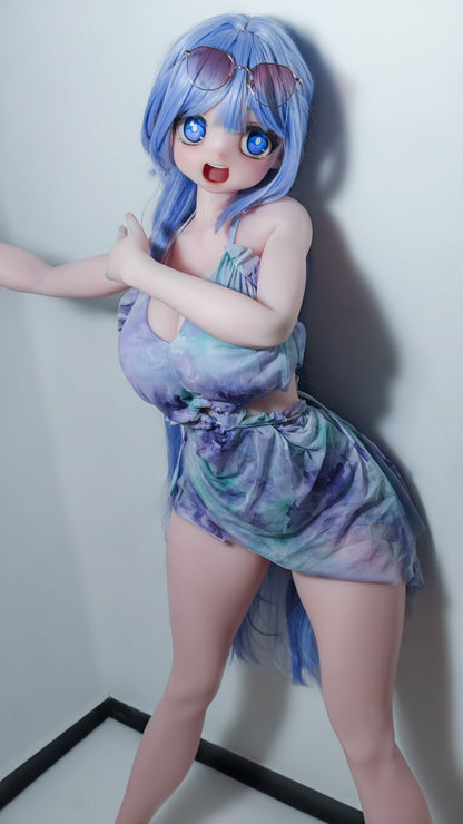 ElsaBabe 148 cm Anime-Puppe Platin-Silikon-Sexpuppe Erotisches Spielzeug mit Metallskelett, Furukawa Natsuki