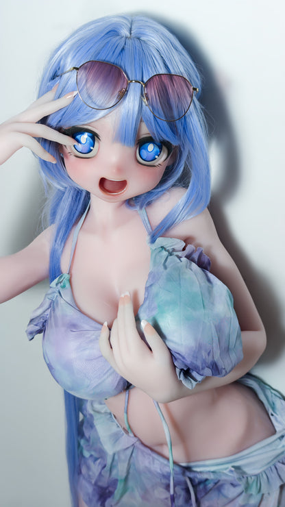 ElsaBabe 148 cm Anime-Puppe Platin-Silikon-Sexpuppe Erotisches Spielzeug mit Metallskelett, Furukawa Natsuki