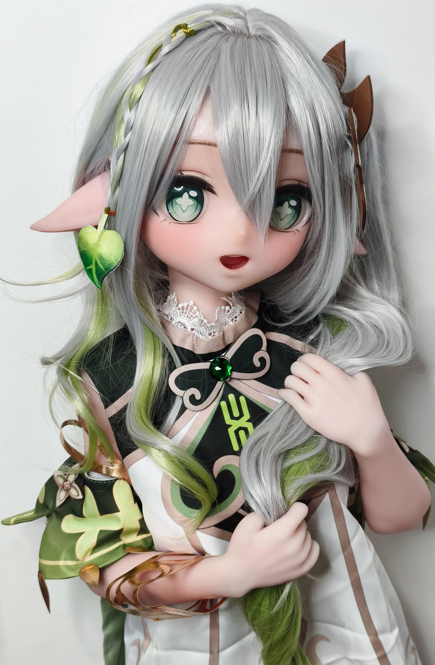 ElsaBabe 148 cm Anime-Puppe Platin-Silikon-Sexpuppe Erotisches Spielzeug mit Metallskelett, Furukawa Natsuki