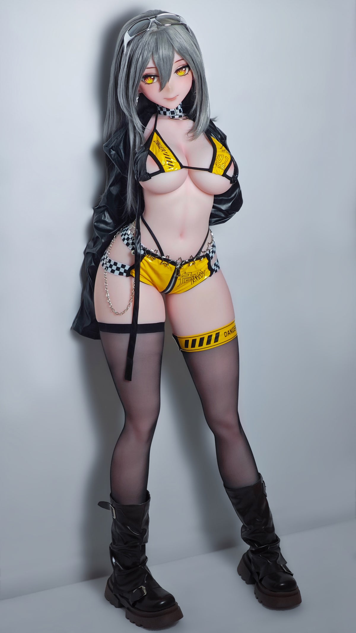 ElsaBabe 148 cm Anime-Puppe Platin-Silikon-Sexpuppe Erotisches Spielzeug mit Metallskelett, Furukawa Natsuki