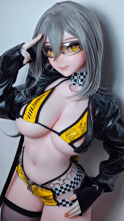 ElsaBabe 148 cm Anime-Puppe Platin-Silikon-Sexpuppe Erotisches Spielzeug mit Metallskelett, Furukawa Natsuki