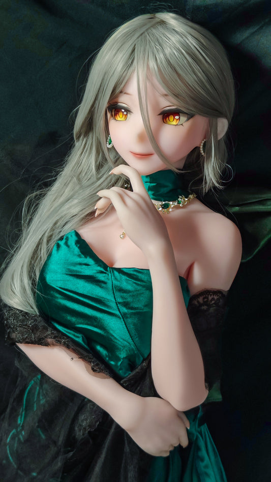 ElsaBabe 148 cm Anime-Puppe Platin-Silikon-Sexpuppe Erotisches Spielzeug mit Metallskelett, Furukawa Natsuki