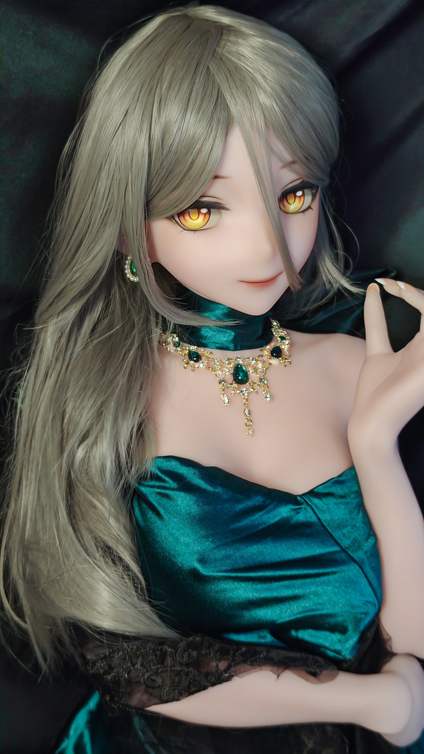 ElsaBabe 148 cm Anime-Puppe Platin-Silikon-Sexpuppe Erotisches Spielzeug mit Metallskelett, Furukawa Natsuki