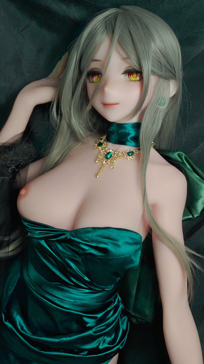 ElsaBabe 148 cm Anime-Puppe Platin-Silikon-Sexpuppe Erotisches Spielzeug mit Metallskelett, Furukawa Natsuki
