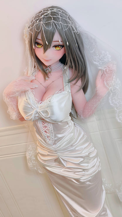 ElsaBabe 148 cm Anime-Puppe Platin-Silikon-Sexpuppe Erotisches Spielzeug mit Metallskelett, Furukawa Natsuki