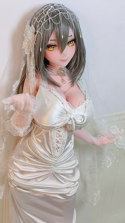 ElsaBabe 148 cm Anime-Puppe Platin-Silikon-Sexpuppe Erotisches Spielzeug mit Metallskelett, Furukawa Natsuki
