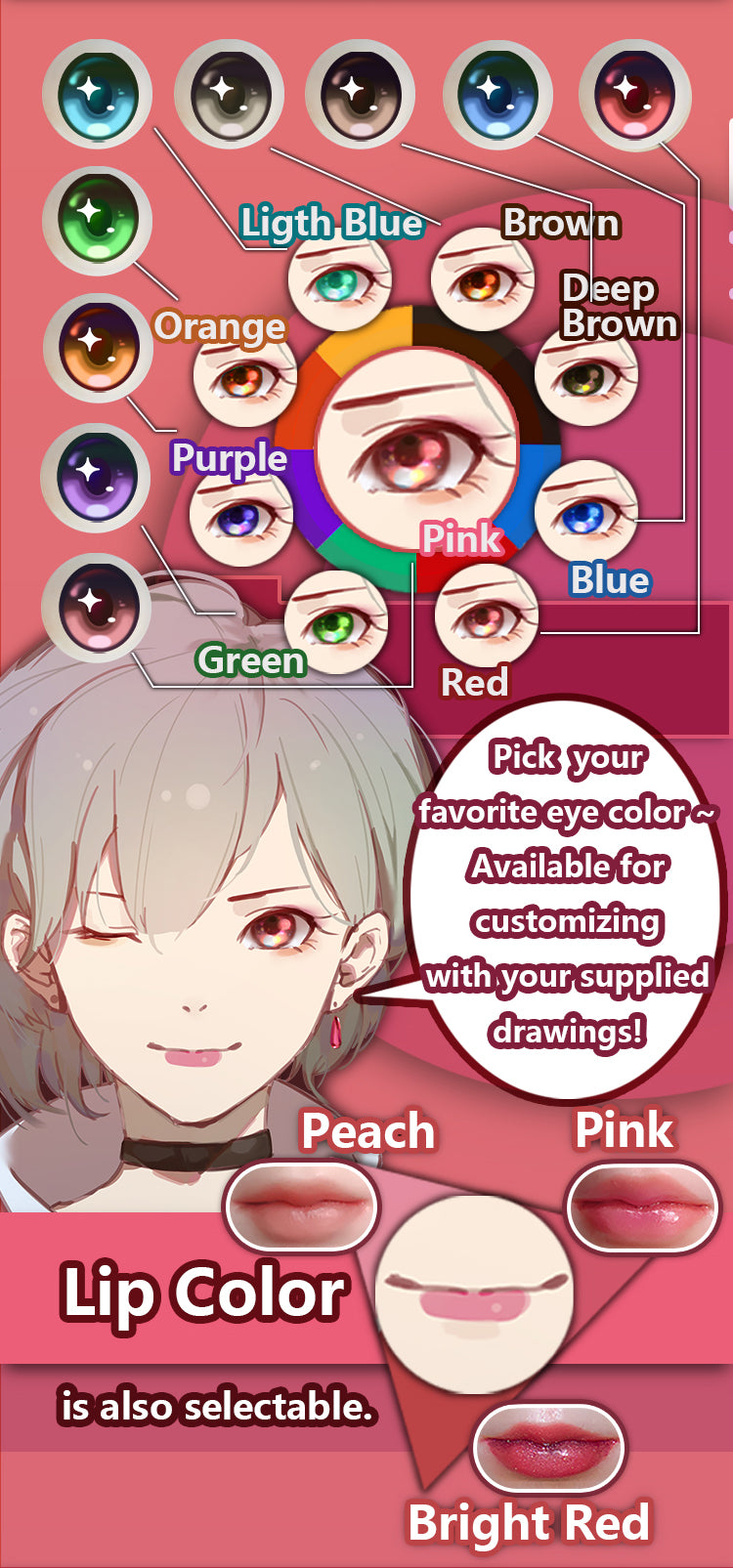 ElsaBabe Anime Doll Head Platinum Silicone Love Doll Heads Only, Yumeno Ayano