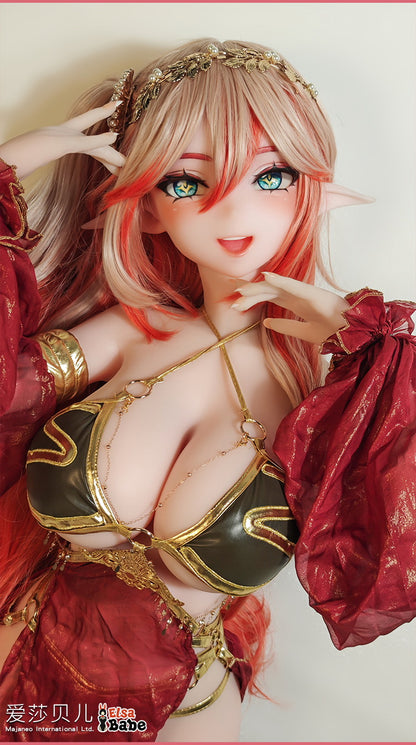 ElsaBabe 148 cm Anime-Puppe Platin-Silikon-Sexpuppe Erotisches Spielzeug mit Metallskelett, Furukawa Natsuki