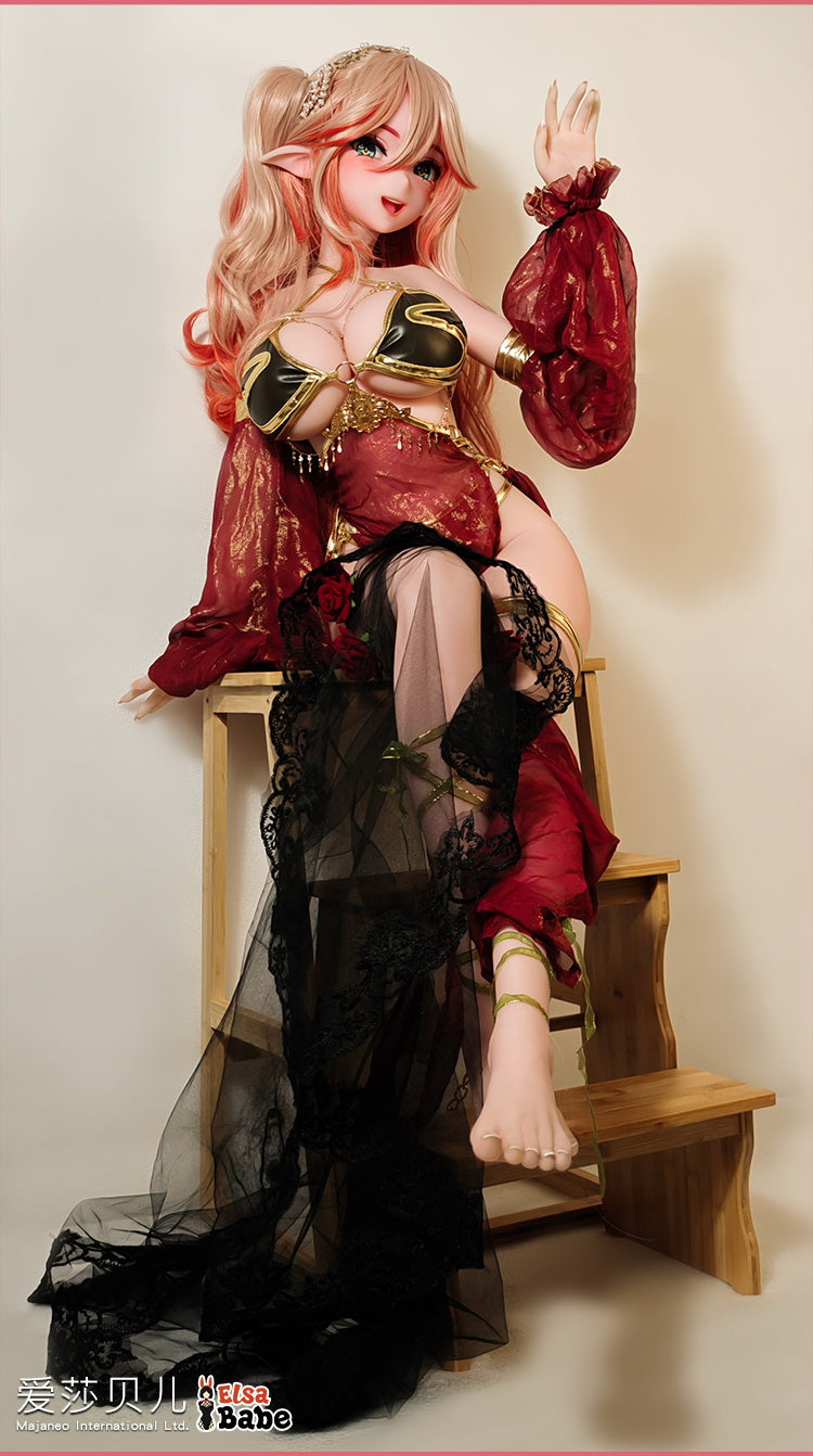 ElsaBabe 148 cm Anime-Puppe Platin-Silikon-Sexpuppe Erotisches Spielzeug mit Metallskelett, Furukawa Natsuki